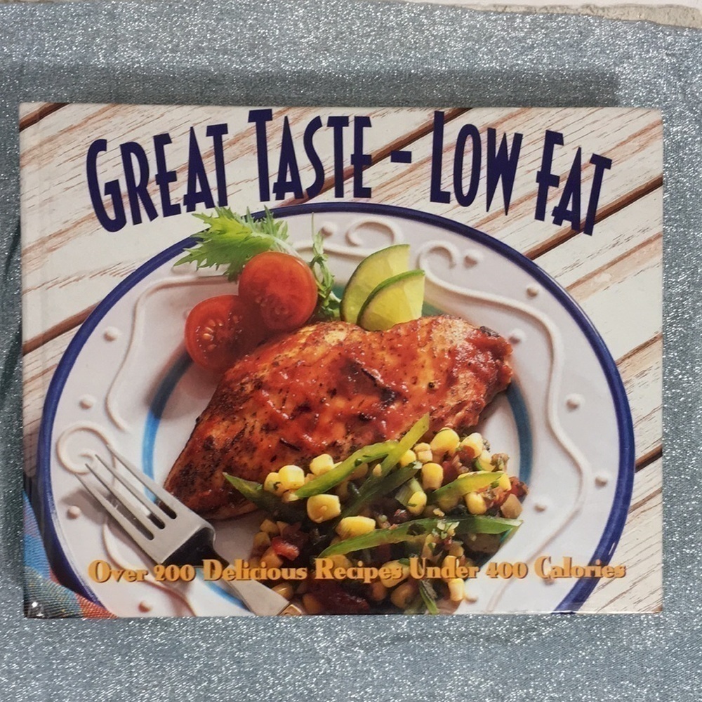 𝅺TIME Life Books - Great Taste Low Fat - Hardcover Cookbook 1997